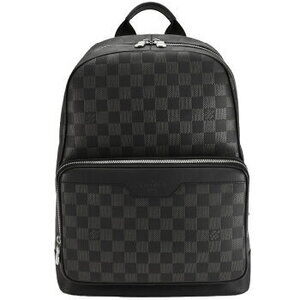 Louis Vuitton Damier Infini Black Canvas Backpack Onyx Black Leather